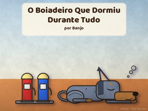 Capa de O Boiadeiro Que Dormiu Durante Tudo