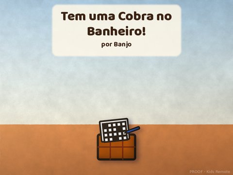 Capa de Tem uma Cobra no Banheiro!